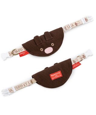 PET PARADISE リサとガスパール スタイ首輪 《ガスパール》 ３Ｓ ブラウン