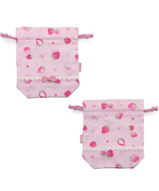 Mother garden マザーガーデン 野いちご コップ巾着 《スケッチ柄》 スケッチ柄