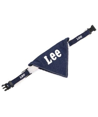 PET PARADISE Ｌｅｅ ヒッコリー 両面バンダナ付き 首輪【ＳＳ】 紺（ネイビー・インディゴ）