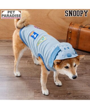 PET PARADISE スヌーピー デニム パーカー  《ライトブルー》 中型犬 大型犬
