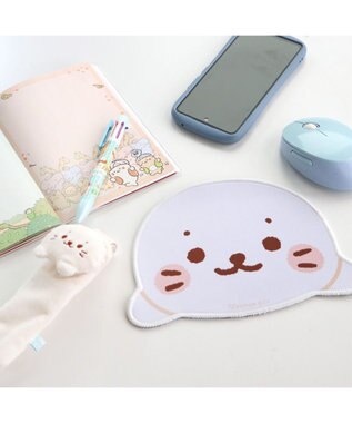 Mother garden しろたん 顔型 マウスパッド ダイカットマウスパッド -