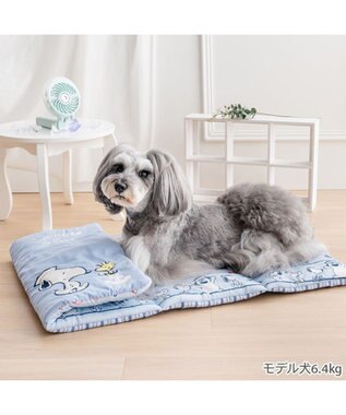 PET PARADISE スヌーピー クール ロールマット 《ブラザー》 Ｍ ライトブルー