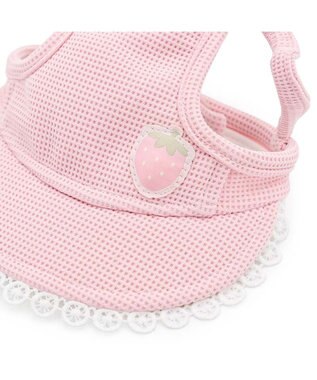 PET PARADISE ペットパラダイス 苺 帽子 ４Ｓ～３Ｓ/ＳＳ～Ｓ ピンク