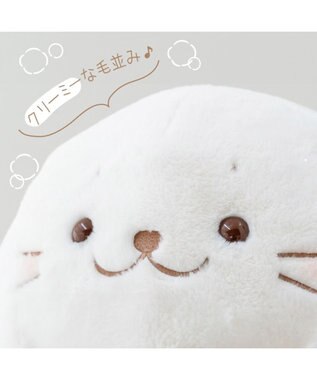 Mother garden しろたん クリーミー 抱き枕 55cm アイボリー