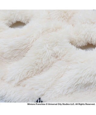 PET PARADISE ミニオン ボブ ジップ ボアベスト 小型犬 ホワイト