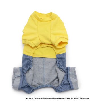 PET PARADISE ミニオン パンツ つなぎ 【小型犬】 デニム風 黄