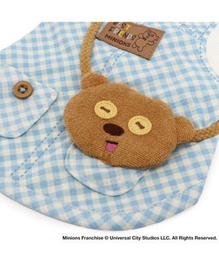 PET PARADISE ミニオン ティム エコメイド ポシェット風 タンクトップ 小型犬 ホワイト×ブルー