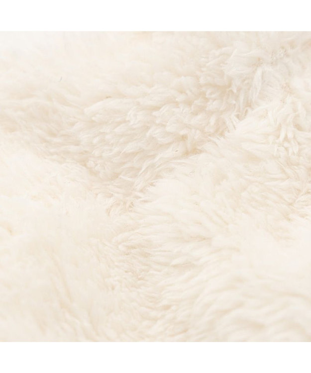 PET PARADISE Lee ボア リブ スカートつなぎ 小型犬 ホワイト×ブラック