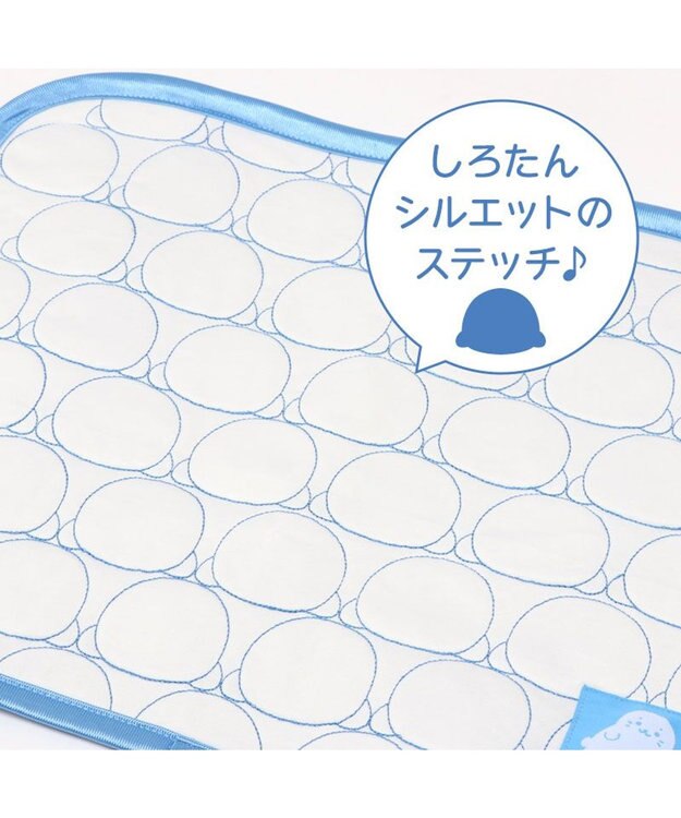 Mother garden しろたん クール 枕パッド キルティング 35×50cm 白～オフホワイト