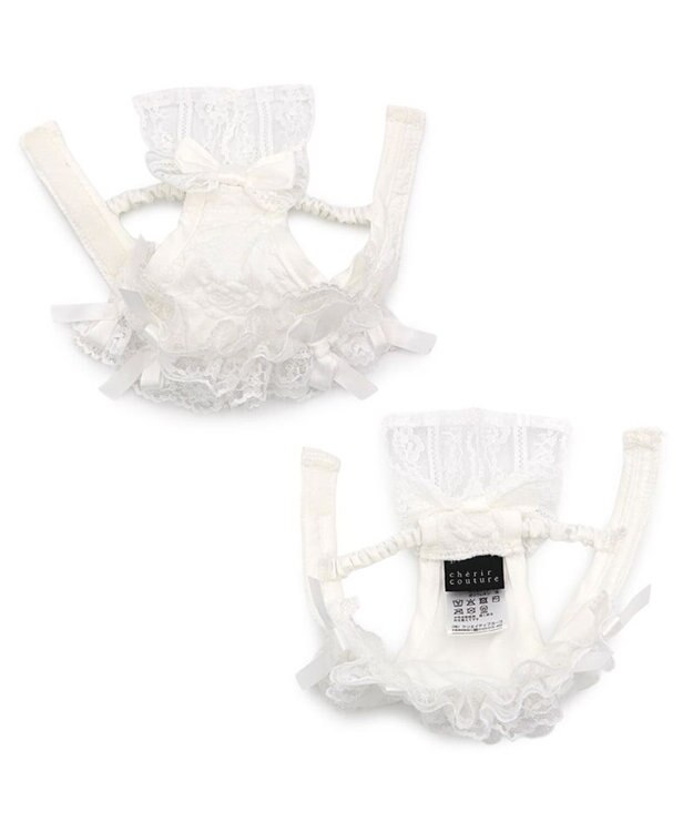 PET PARADISE cherircouture ヘッドドレス ４Ｓ～３Ｓ / ＳＳ～Ｓ ホワイト