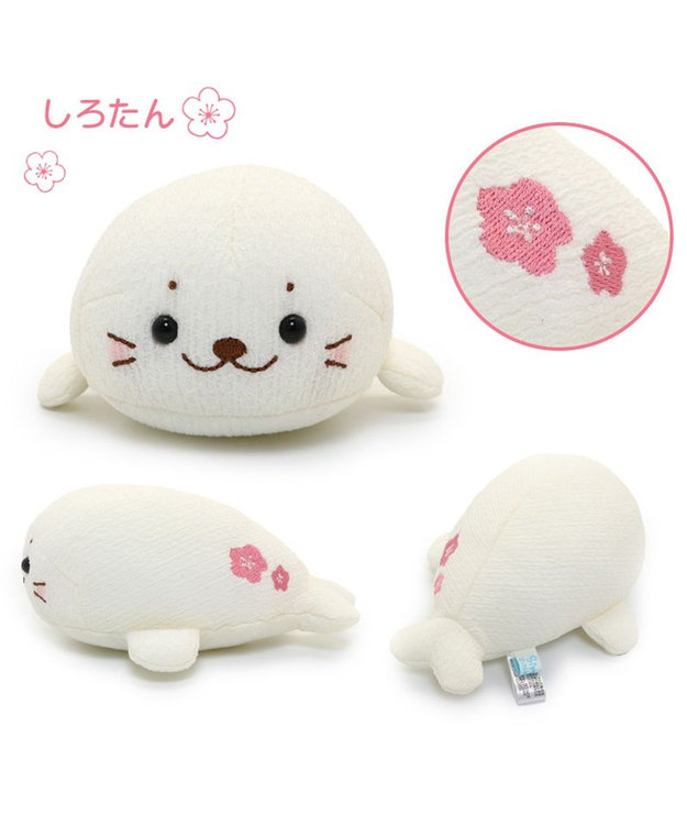 Mother garden しろたん ちりめん ちびマスコット 《単品》 しろたん/らっこいぬ らっこいぬ