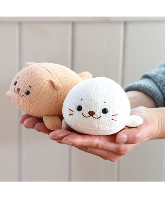 Mother garden しろたん ちりめん ちびマスコット 《単品》 しろたん/らっこいぬ しろたん