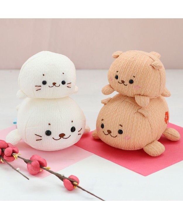 Mother garden しろたん ちりめん ちびマスコット 《単品》 しろたん/らっこいぬ しろたん