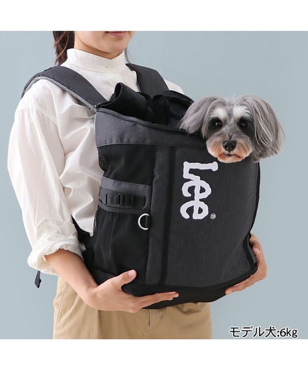 PET PARADISE Lee スクエアリュック キャリーバッグ 《ブラック》 小型犬 ブラック