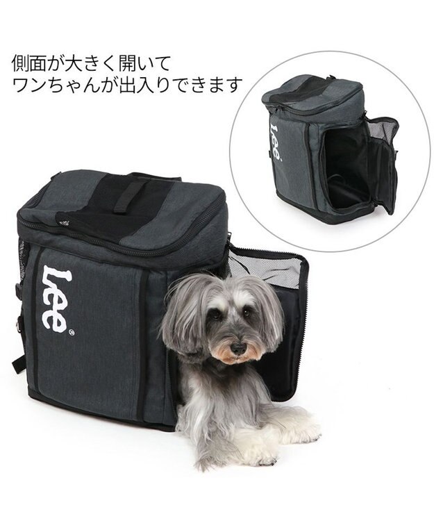 Lee  小型犬　リュック Lee 犬 キャリーバッグ 底板付き リュック Lee 小型犬