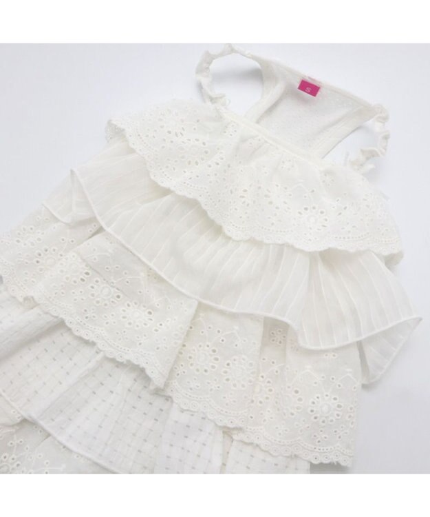 PET PARADISE 犬の服 犬 フリルワンピース白  【小型犬】 白~オフホワイト