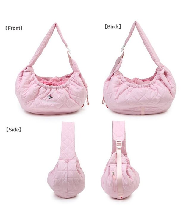 PET PARADISE ディズニー ミニーマウス 撥水キルトスリングキャリーバッグ 超小型犬 ミニーマウス