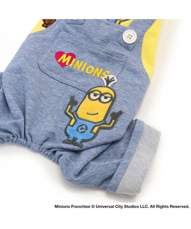 PET PARADISE ミニオン パンツ つなぎ 【小型犬】 デニム風 黄