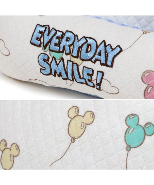 PET PARADISE ディズニー ミッキーマウス カドラー 《風船柄》Ｓ 50×38cm ホワイト×ブルー