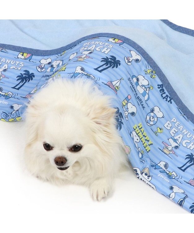 PET PARADISE スヌーピー クールケット 《バケーション柄》 小型犬 ブランケット バケーション柄