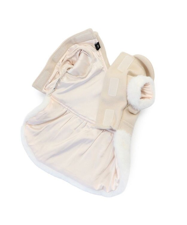 PET PARADISE cherircouture バックリボンコート 小型犬 ベージュ
