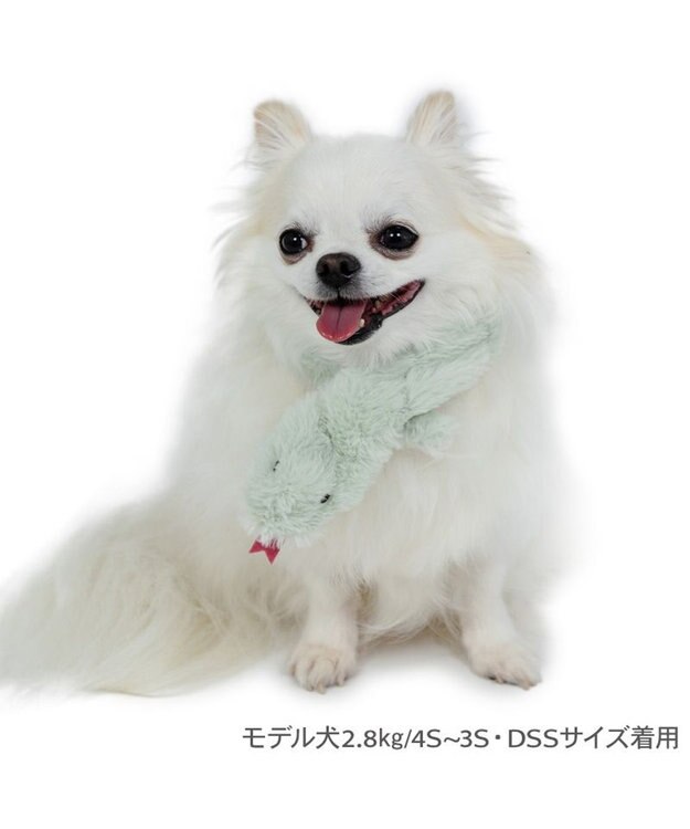 PET PARADISE ペットパラダイス 干支 巳 マフラー 《グリーン》 小型犬 ４Ｓ～３Ｓ・ＤＳＳ グリーン