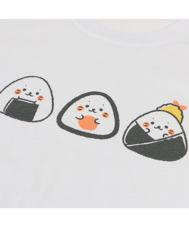 しろたん Tシャツ 半袖 《おにぎり柄》 ユニセックス / Mother