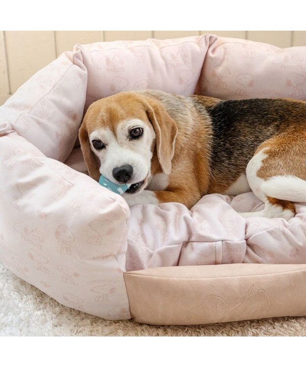 PET PARADISE スヌーピー 淡色カドラー Ｌ ベージュ