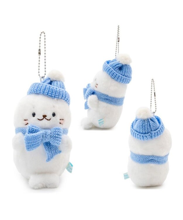 Mother garden しろたん ニットコーデ キーホルダー 《しろたん》 単品 しろたん