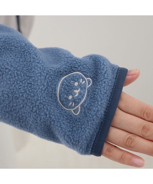 Mother garden しろたん フリース ジャケット ユニセックス Sサイズ/Mサイズ/Lサイズ 青