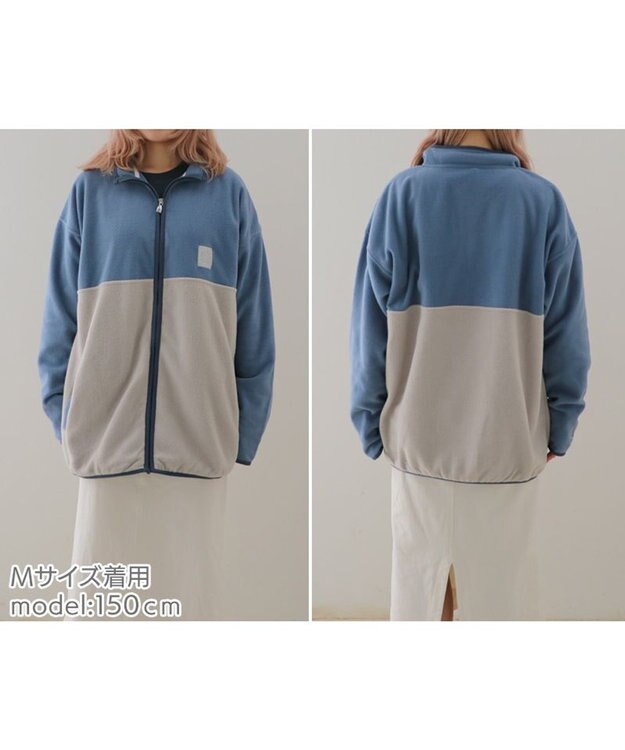 Mother garden しろたん フリース ジャケット ユニセックス Sサイズ/Mサイズ/Lサイズ 青