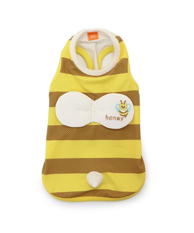 PET PARADISE 犬の服 春夏 ひんやり クール 接触冷感 虫除け はち タンクトップ 【小型犬】 黄