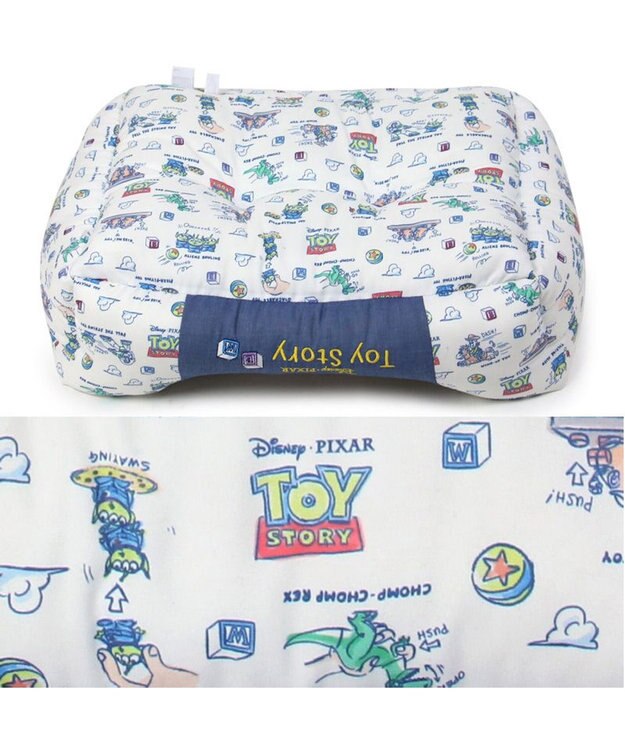 PET PARADISE ディズニー トイ・ストーリー エイリアン柄 クール カドラーベッド（57×45cm） 紺（ネイビー・インディゴ）