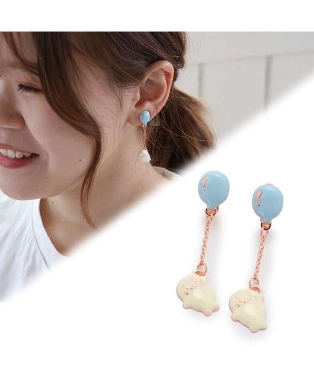 しろたん 風船柄 アクセサリー 《ピアス / イヤリング》 単品