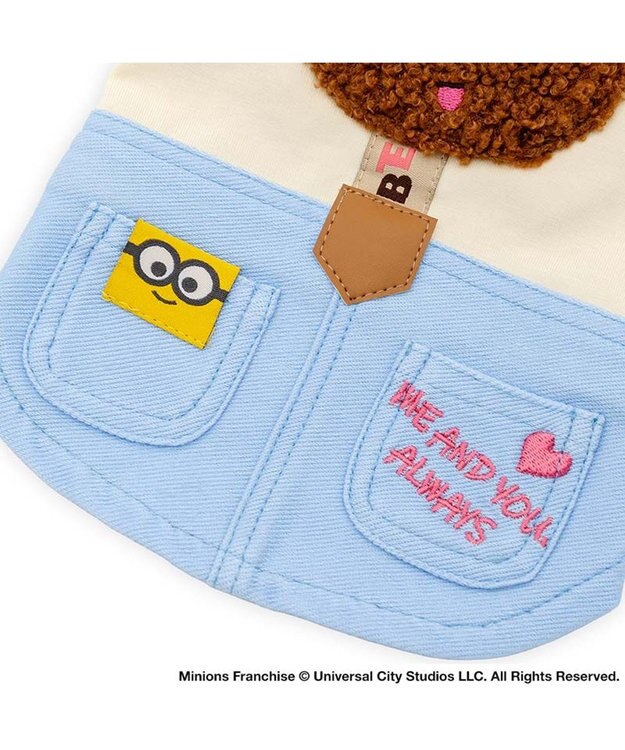 PET PARADISE ミニオン ティム サスペンダー風 トレーナー 小型犬 ベージュ