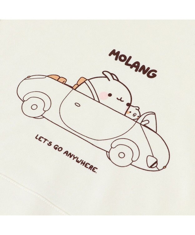 Mother garden マザーガーデン MOLANG モラン ドライブ柄パーカー S/M/L ユニセックス サイズ ホワイト -