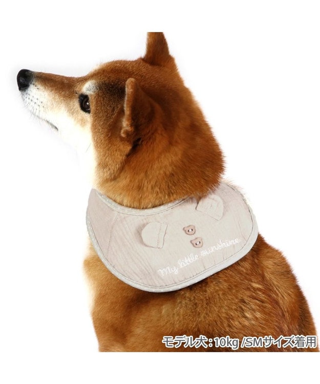 PET PARADISE ペットパラダイス くまちゃん クールバンダナ 中型犬 ベージュ