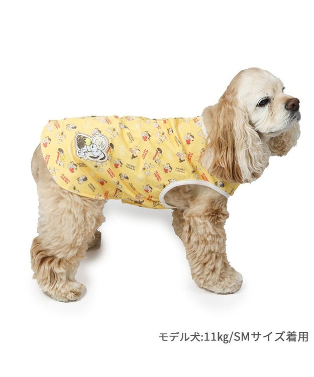 PET PARADISE スヌーピー makokoro ホカリラ ベスト 中型犬 イエロー