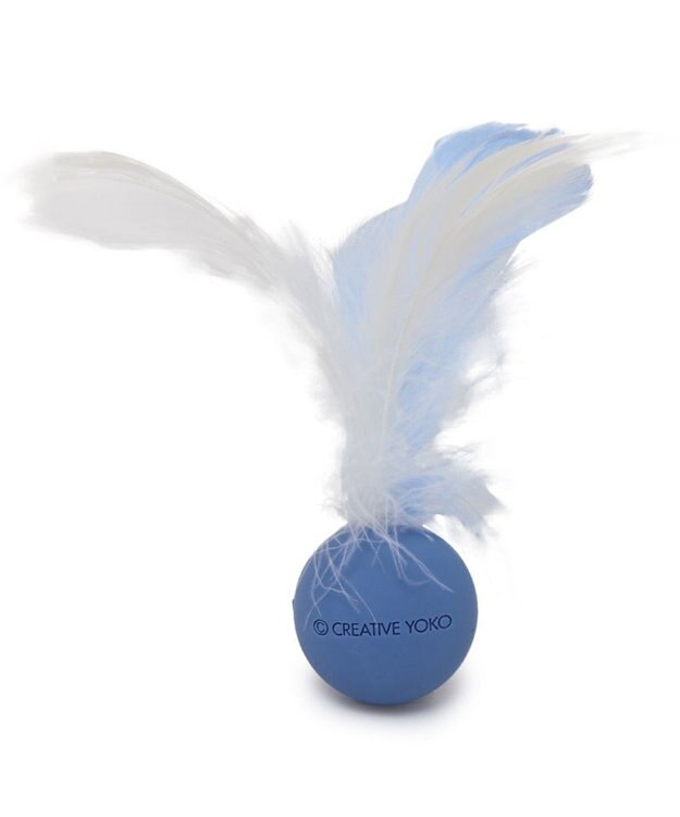 PET PARADISE ペットパラダイス 猫シリコン ボール 《ブルー》 ブルー