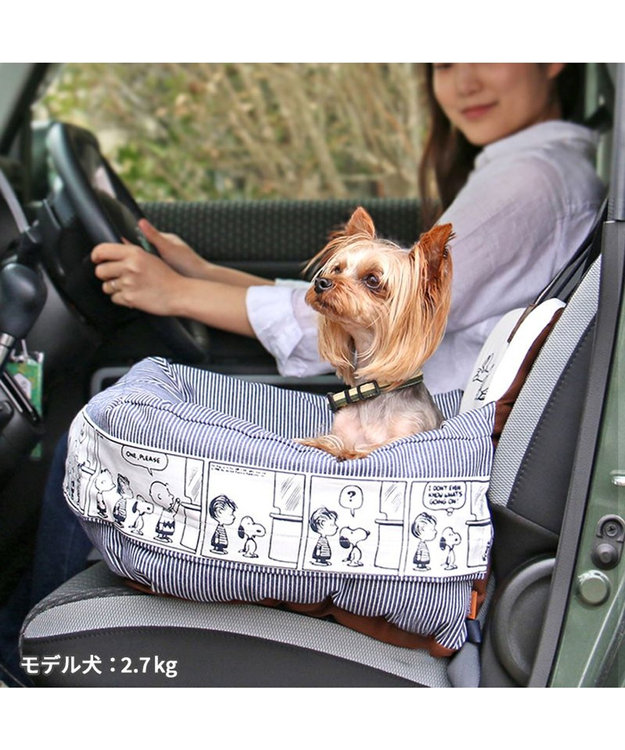 SNOOPY ペットパラダイス　車用　カドラー　スヌーピー スヌーピー ドライブ カドラー 《フェイス柄》 小型犬 / PET