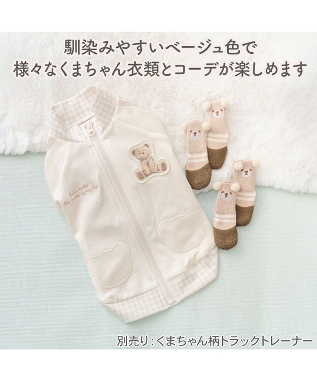 PET PARADISE ペットパラダイス くまちゃん スリットシューズ Ｓ ブラウン