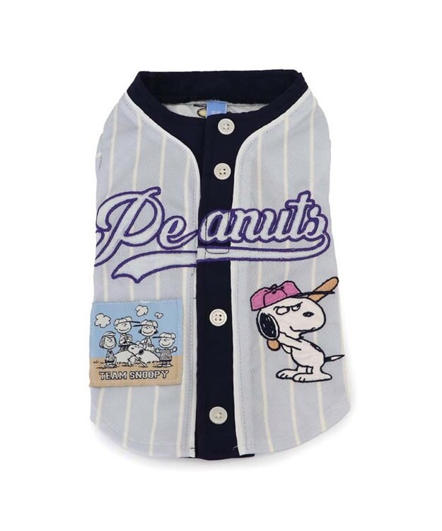 PET PARADISE スヌーピー ベースボール Ｔシャツ 《グレー》 小型犬 グレー