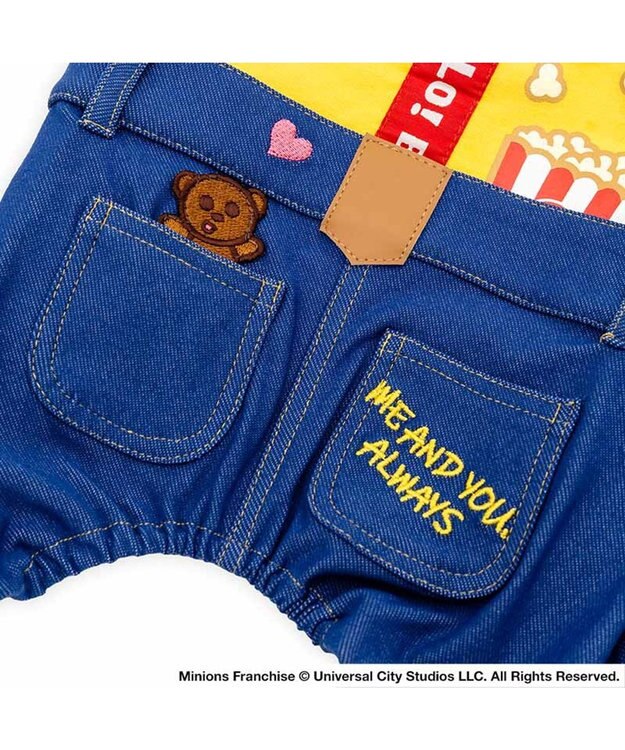 PET PARADISE ミニオン ボブ サスペンダー上下セット風 パンツつなぎ 小型犬 イエロー