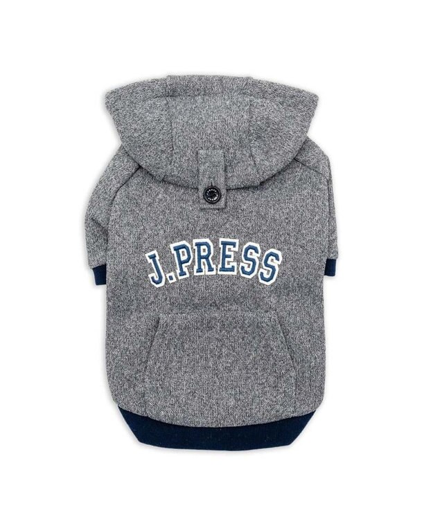 PET PARADISE J.PRESS メッシュ パーカー  小型犬 杢グレー