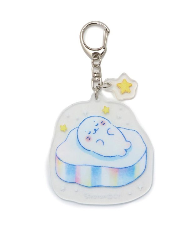 Mother garden しろたん  氷の国 アクリルキーホルダー 《すやすやしろたん》 単品 すやすやしろたん