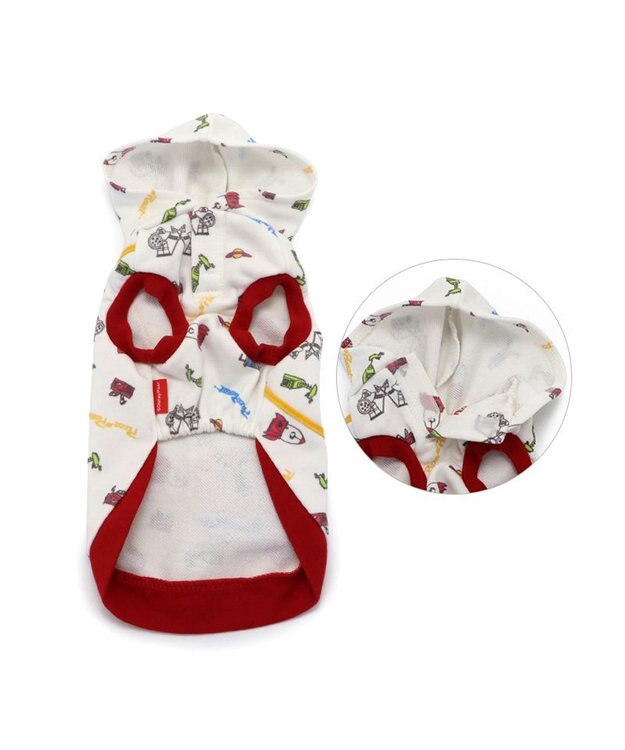 PET PARADISE ディズニー トイ・ストーリー  ピザプラネット柄 パーカー 【小型犬】 -