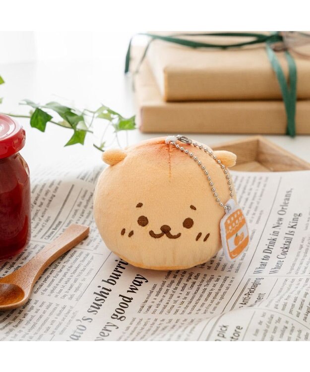 Mother garden しろたん パン型キーホルダー 《らっこいぬ》 単品 らっこいぬ