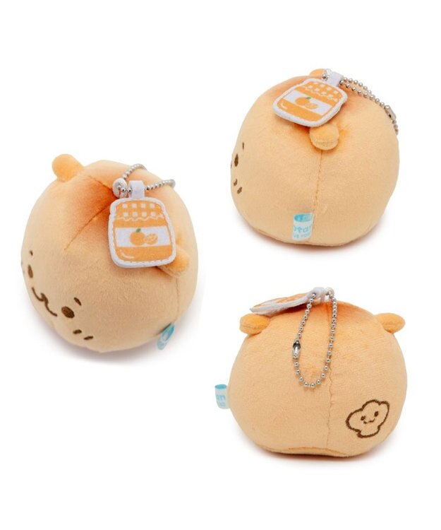 Mother garden しろたん パン型キーホルダー 《らっこいぬ》 単品 らっこいぬ