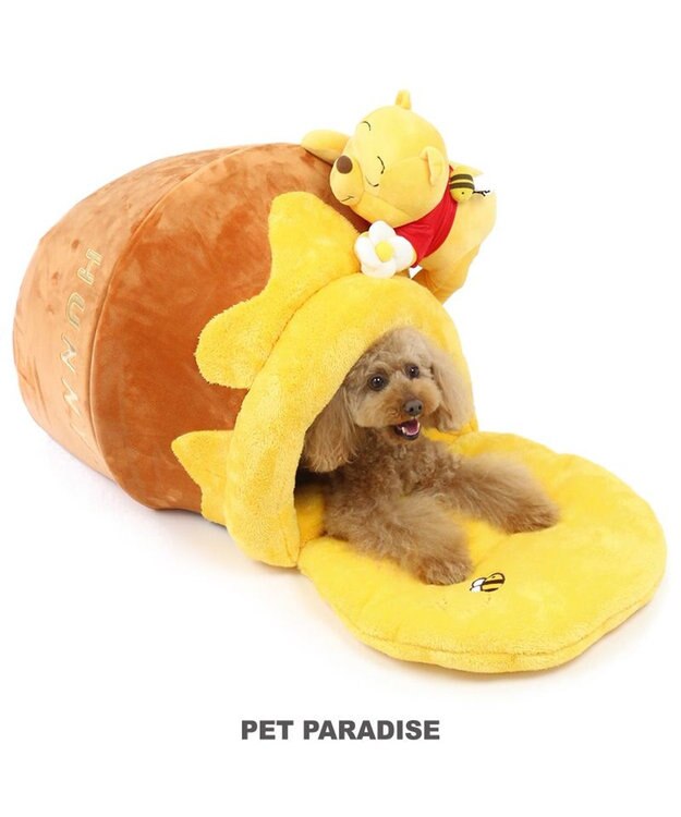 PET PARADISE ディズニーくまのプーさん ハニーポット ハウス 茶系