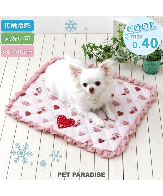 PET PARADISE ディズニー ミニーマウス クールマット  S ピンク